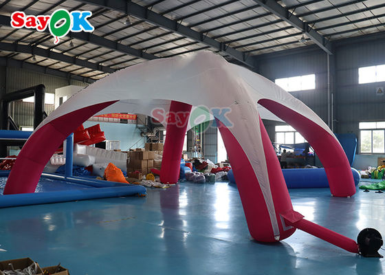 Evento Sponsorizzato X Shape Inflatable Spider Tent Pubblicità Promozione Tenda Bianca E Rosa Inflatabile Air Tent