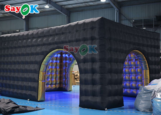 Pubblicità Club Notturno Tenda gonfiabile a cubo Tenda gonfiabile in tessuto Oxford