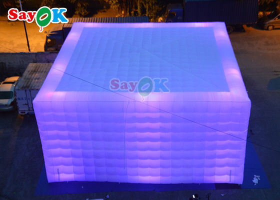 Tenda gonfiabile per prato automatica 10x10x5m Tenda gonfiabile a led Tenda gonfiabile per festa Tenda gonfiabile ad aria