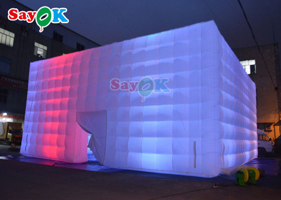 Tenda gonfiabile per prato automatica 10x10x5m Tenda gonfiabile a led Tenda gonfiabile per festa Tenda gonfiabile ad aria