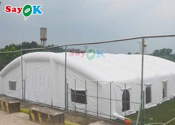 Tenda foranea gonfiabile di esplosione della tenda dell'aria di cerimonia nuziale bianca impermeabile del PVC all'aperto