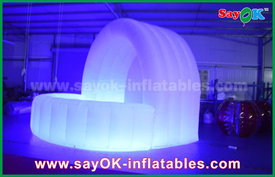 Tenda da bar per locali notturni impermeabile a tela di Oxford Tenda gonfiabile Dome illuminazione a LED per il bancone del bar