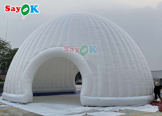 Tenda gonfiabile gigante della cupola della prova di fuoco per la pubblicità della struttura gonfiabile della tenda della cupola dell'igloo