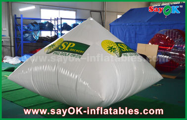 Stampa gonfiabile di logo della piramide del PVC di bianco 0.6mm che annuncia Inflatables
