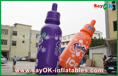 Bottiglia gonfiabile gigante della bevanda dell'alimentatore del bambino dei prodotti gonfiabili su ordinazione di pubblicità