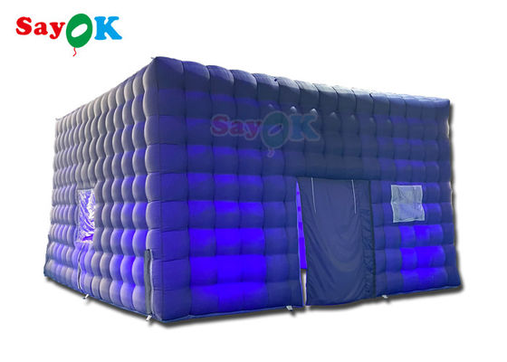 Tenda gonfiabile automatica per feste Casa Club Notturno Tenda gonfiabile a cubo Per noleggio 7x7x4mH