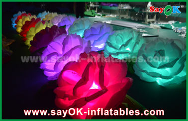 Catena di fiori gonfiabile gonfiabile romantica della decorazione/LED di illuminazione Rosa per nozze