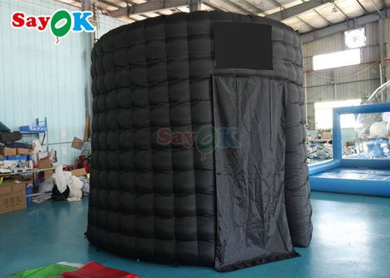 Tenda per fondale gonfiabile personalizzata portatile Air 360 Photo Booth Enclosure