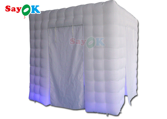 Tenda gonfiabile bianca gigante della cabina LED della foto per la pubblicità