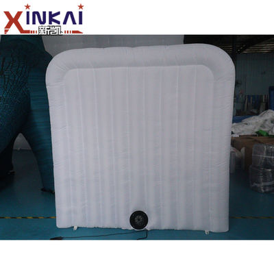 Gonfiabile Club Portable 360 ​​Lighted Photo Booth Enclosure Cubo Gonfiabile Sfondo