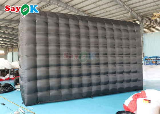 Black LED Music Bar Mobile Night Club Tent Commerciale Club Notturno gonfiabile Con Disco Light Club gonfiabile per Ren