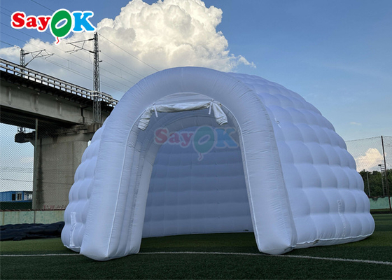 Tenda gonfiabile della cupola dell'igloo di esplosione della tenda dell'aria di illuminazione su ordinazione per all'aperto