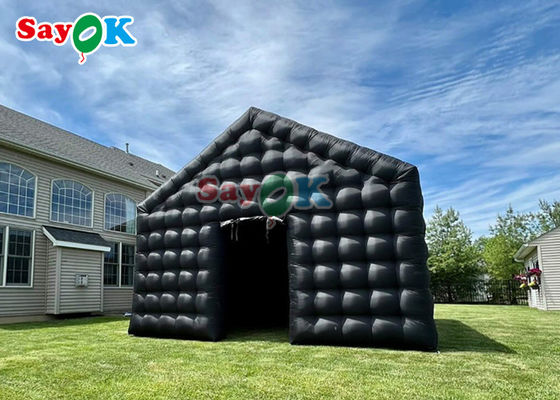 Luce gonfiabile discoteca nera tenda mobile discoteca portabile party illuminazione a led per noleggio discoteca gonfiabile