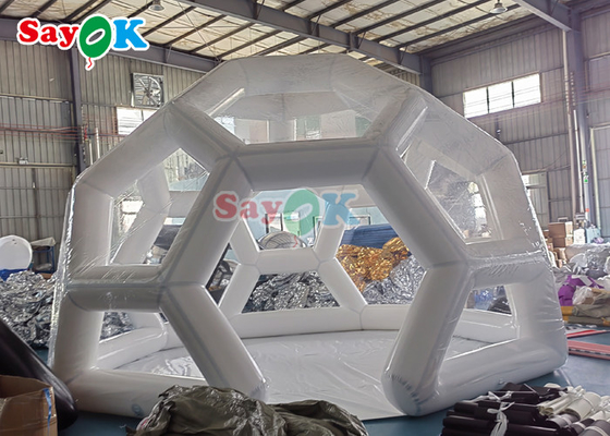 Il calcio modella la tenda gonfiabile trasparente della cupola di calcio della bolla della tenda di campeggio