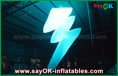 Decorazione gonfiabile di illuminazione di caduta di nylon del panno con il cambiamento di colore leggero del LED