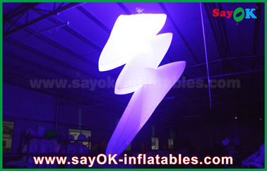 Decorazione gonfiabile di illuminazione di caduta di nylon del panno con il cambiamento di colore leggero del LED