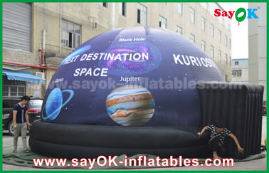 Tenda gonfiabile della cupola del planetario mobile pieno impermeabile della stampa con la stella