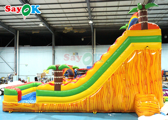 Slide ad acqua gonfiabile con piscina per adulti Slide N 9x5.5x6mH