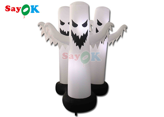 4.9Ft Decorazioni gonfiabili per Halloween 3 modelli di fantasmi Decorazione per Halloween con luce a LED