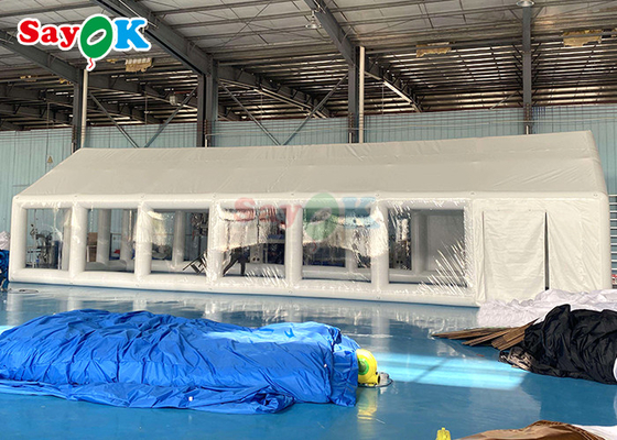 Personalizzazione grande trasparente tenda di copertura gonfiabile piscina gonfiabile festa ed evento
