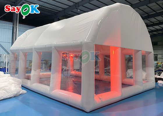 TPU Inflatabile Cupola di bolla Edificio coperto da copertura d'aria Tenda d'acqua 23x18ft