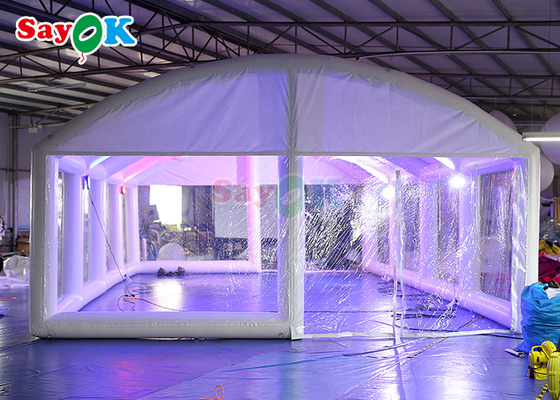 Stampa digitale piscina gonfiabile ombra cupola di bolla edificio coperto aria copertura tenda d'acqua