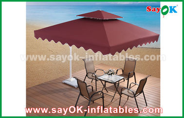Tende di campeggio del baldacchino ombrello del patio del giardino della spiaggia di 2.5M * di 2,5 Advertising Sun Umbrella
