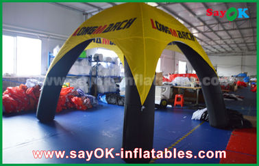 Va all'aperto la tenda gonfiabile della cupola del ragno della tenda dell'aria delle gambe di Logo Printed 4 della tenda dell'aria con il materiale del PVC