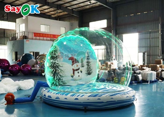 Giant gonfiabile partita palla di neve Cupola di bolla esplodere Natale palla di neve per l'evento