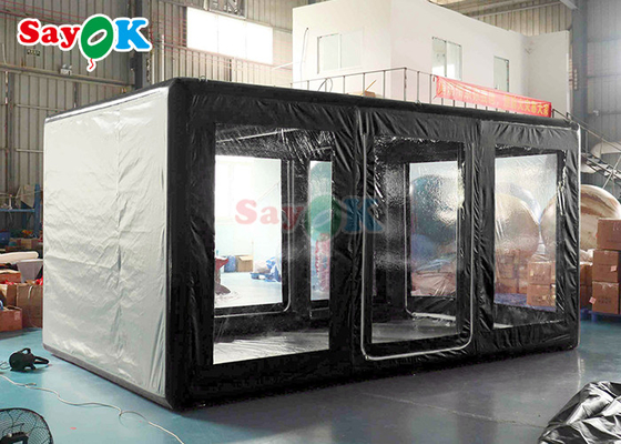 Tenda per garage auto gonfiabile portabile all'aperto Tenda per lavaggio auto gonfiabile durevole