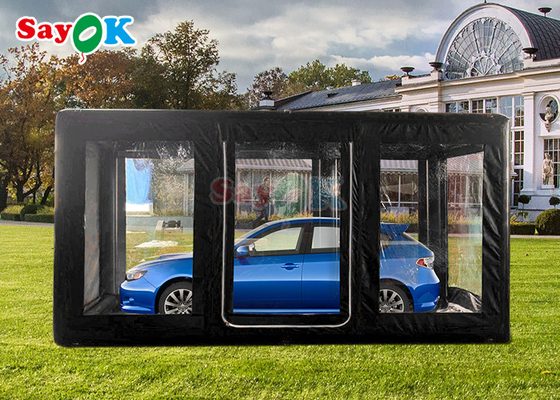 Tenda per garage auto gonfiabile portabile all'aperto Tenda per lavaggio auto gonfiabile durevole