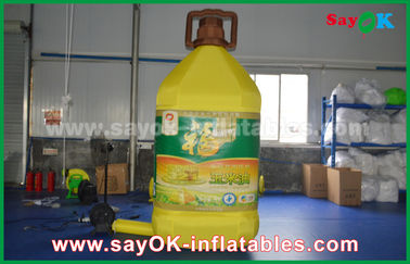prodotti gonfiabili su ordinazione della bottiglia gonfiabile 3mH per la pubblicità commerciale dell'olio di mais