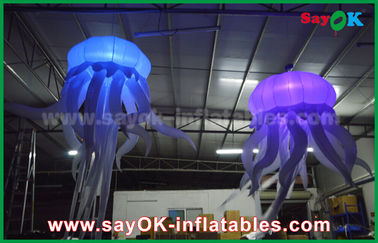 decorazione gonfiabile di illuminazione delle meduse di nylon del panno 190T con il partito leggero principale