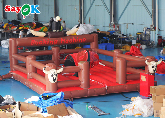 Giant Rodeo Bull Mechanical Inflatable Bullfighting Machine Promozionale