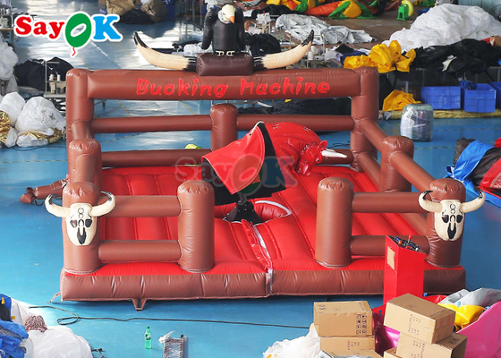 Giant Rodeo Bull Mechanical Inflatable Bullfighting Machine Promozionale
