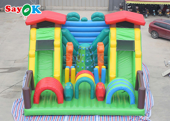 Parco a tema gonfiabile divertenti Bouncer scivolo trampolino per bambini attrezzature per giochi commerciali interni