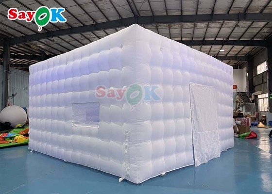 19.7ft tenda commerciale gonfiabile a luce a led tenda esterna gonfiabile cubo d'aria per eventi di festa