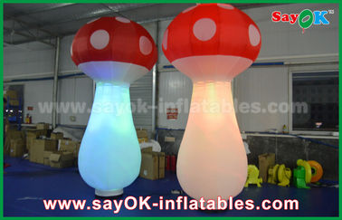 2.5mh fungo gonfiabile della luce 190T del panno di nylon bianco LED per la decorazione