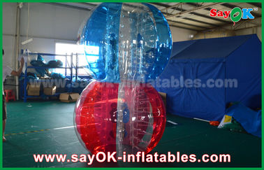 Giochi gonfiabili trasparenti di sport dei giochi gonfiabili TPU dell'iarda, palla gigante della bolla del corpo umano