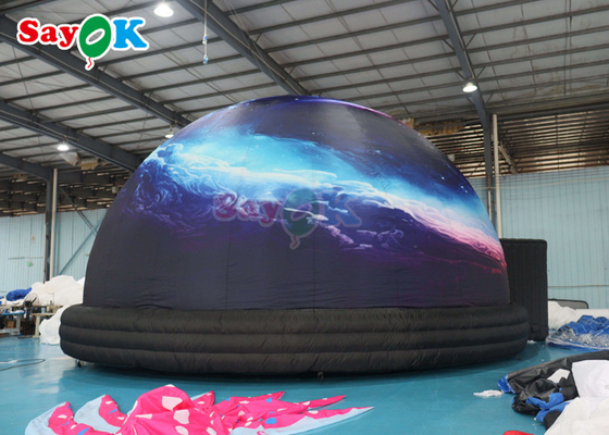 32Tenda di proiezione a cupola di un planetario gonfiabile da 8 piedi per astronauti, tenda di proiezione nera per scuola.