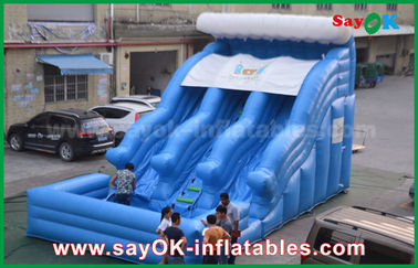 Slide gonfiabile gigante grande anti-UV 0,55 PVC telone bagnato asciutto gonfiabile bouncer