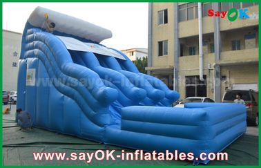 Slide gonfiabile gigante grande anti-UV 0,55 PVC telone bagnato asciutto gonfiabile bouncer