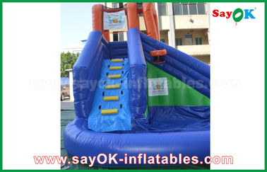Titanico Slide gonfiabile multifunzionale gigante all'aperto Slide gonfiabile bouncer con piscina d'acqua Per il centro di divertimento