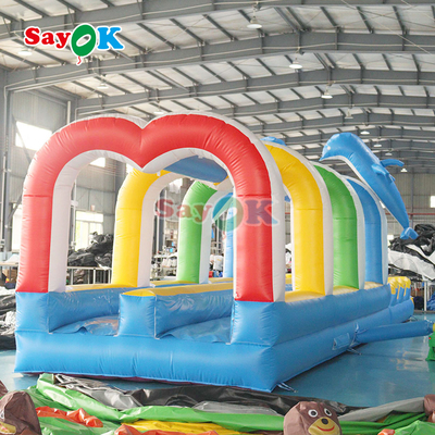 39ft Blu Color Slide In vendita Grande Commerciale gonfiabile urbano scivoli d'acqua lunghi per bambini