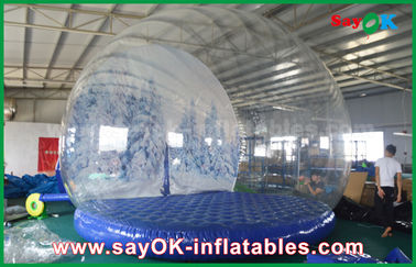 decorazioni gonfiabili di festa del diametro di 3m/globo gonfiabile trasparente della neve di Chrismas per annunciare