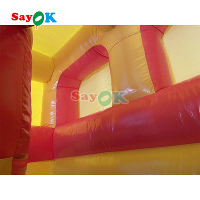 Slide gonfiabile per esterni Slide gonfiabile in PVC semplice Slide gonfiabile per buttare in aria Slide commerciale con stagno per bambini