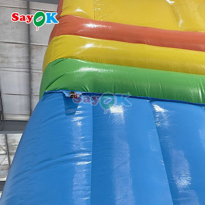 Slide gonfiabile per esterni Slide gonfiabile in PVC semplice Slide gonfiabile per buttare in aria Slide commerciale con stagno per bambini