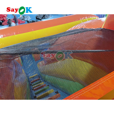 Slide gonfiabile per esterni Slide gonfiabile in PVC semplice Slide gonfiabile per buttare in aria Slide commerciale con stagno per bambini