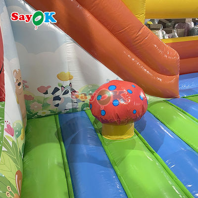 Commercial Dry Bouncer Slide Combo gonfiabile Moonwalk saltare castello casa rimbalzo per bambini adulti