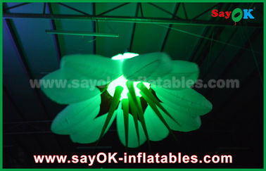 decorazione gonfiabile variabile di illuminazione del fiore di colore di nylon 190T per nozze